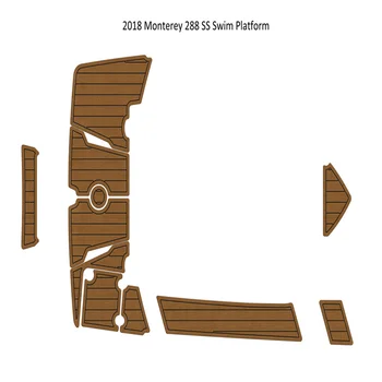 2018 Monterey 288 SS Înot Platfrom Pas Pad Barca Spuma EVA Faux Podea din lemn de Tec
