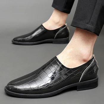 2023 Stil Britanic Barbati Pantofi Oxford Clasic Dantela-Up Brocue Bărbați de Moda Rochie de Petrecere Pantofi de Înaltă Calitate din Piele Pantofi