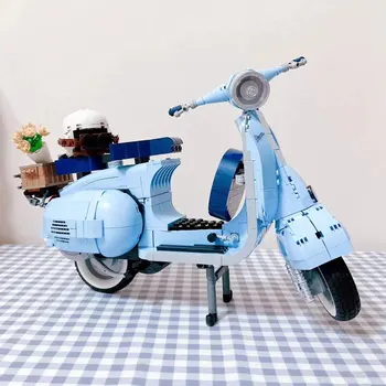 Aoger Roman Conce Vespa 125 Tehnice 10298 Faimoasa Motocicleta City MOTO Asamblate Blocuri de Cărămidă Model de Jucărie Pentru Copii Cadouri