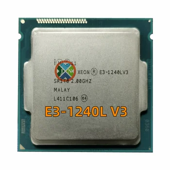 Folosit Xeon E3-1240LV3 CPU 2.00 GHz 8M 25W LGA1150 E3-1240L V3 Desktop Quad-core processor E3 1240L V3 transport Gratuit E3 1240LV3