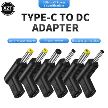 Laptop Adaptor de Alimentare Conector DC Mufă USB Tip C de sex Feminin Universal Masculin pentru Lenovo, Asus, Hp, Dell, Acer Notebook Taxa