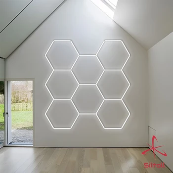 Masina Detaliază CONDUS Magazin Hexagon Lumina de Lucru sală de Gimnastică Garaj Hexagonale de Iluminat