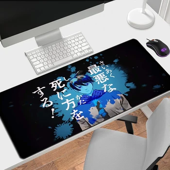 Mause Pad Drujba Om Anime Mari Mouse-Ul Pc-Accesorii Xxl Jocuri Makima Birou Mat Mousepad Gamer Tastatura Rogojini Protector Tampoane