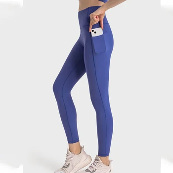 Wyplosz Pantaloni pentru Femei de Îmbrăcăminte de Sport cu dungi Jambiere în Vrac de Fitness Sport Comprima Yoga Strâns Buzunar Elastic Talie Mare în aer Liber