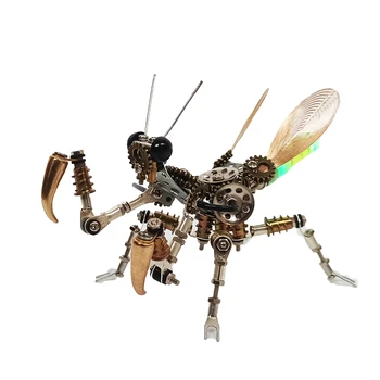 diy utilaje de precizie insecte dificil cadou handmade, ornamente 3d tridimensional mantis metalice de asamblare macheta de jucarie
