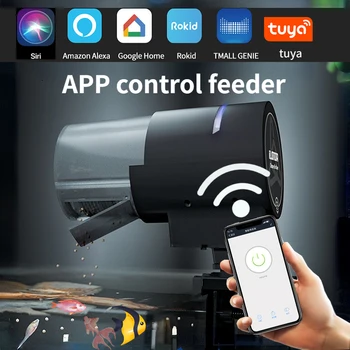 iLONDA Nou Wi-Fi Automată Fish Feeder a 2-a Generație Alimentare Dozator cu Rază Lungă de la Distanță de Control cu Temporizator Alimentare