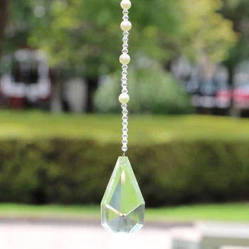 1BUC Clar Chakra Sticla Cristal Suncatcher Prisma Curcubeului Filtru de Agățat Pandantiv Geam Ornament