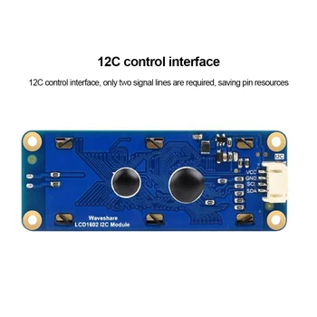 3.3 V/5V Ecran LCD de Bord Modulul de Afișare Culoare Alba si Albastru Fundal Modulul LCD 16x2 Caractere pentru Arduino, Raspberry Pi
