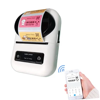 58mm Portabil Mini Imprimantă de Etichete Autocolant de Culoare Bluetooth Mobile Termică Pentru Primirea Mână de Parcare Foto Adeziv Printer