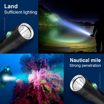 Noi 100m sub apă Lampa L2wick 4-Modul de viteză Scufundări Lanterna rezistent la apa IPX8 Scuba Diving LED Lantern se Aplică la Schimbările de Scenă