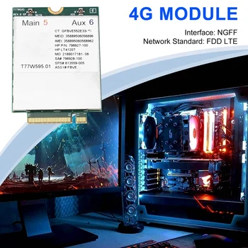T77W595 4G LTE Modulul de Card LT4120 796928-001 MDM9625 Pentru HP Probook/Elitebook 820 840 850 G2 G3 4G Modulul placa de Retea