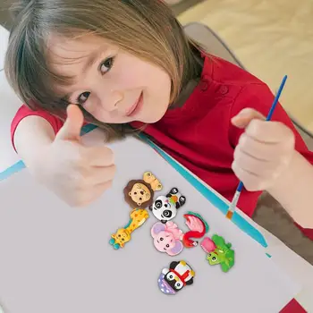 Tencuiala Pictura Ambarcațiuni Kit 8Pcs Drăguț Vopsibil Ambarcațiunile de a Face Jucărie Kit Decor Acasă Pictură pentru Copii, Accesorii Petrecere
