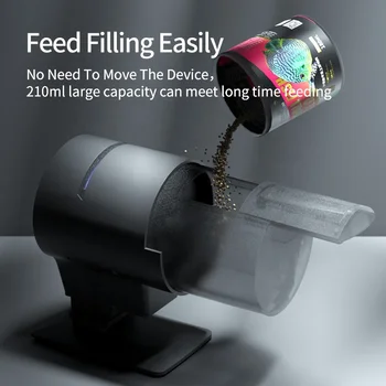 iLONDA Nou Wi-Fi Automată Fish Feeder a 2-a Generație Alimentare Dozator cu Rază Lungă de la Distanță de Control cu Temporizator Alimentare