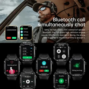 2023 Multisport Modul Ceas Inteligent Bărbați 1.85 Inch 400mAh de 30 de Zile de Așteptare Personalizate Dial IP68 rezistent la apa de apelare Bluetooth SmartWatch