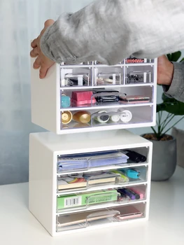 FUDO desktop office sertar de depozitare dulap, produse cosmetice bijuterii cutie de depozitare, papetarie sortare cutie, de mari dimensiuni