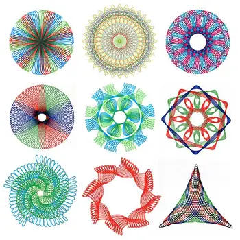 Geometrice Conducător DIY Creative Spirală Arta Consumabile Pentru DIY Card de Artizanat Arta de Desen, de Pictură Și de Clasă Școală Consumabile