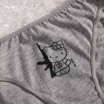Sanrio Kawaii Hello Kitty Chilotei De Desene Animate Drăguț Moale Chilotei De Bumbac Fete De Sport Respirabil Sexy Triunghi Pantaloni Cadou Angrosiști
