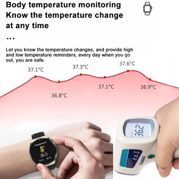 2023 Noi de Zahăr din Sânge Ceas Inteligent Bărbați ECG de Sănătate Cardiacă tensiunea Arterială Ceasuri Sport rezistent la apa Smartwatch Pentru Android ios