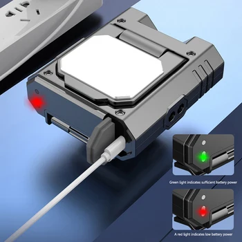 400LM XPE CONDUS de Inductie Capac Clip Lampă de Tip C USB Reîncărcabilă IPX4 rezistent la apa 1400mAh Lanterna de Cap Camping Pescuit Lumina