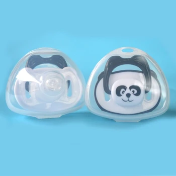 Copil Suzeta Cutie de Depozitare Panda Minunat Suzeta & Suzeta Dentitie Jucarie Suzeta Copil de Dus Cadou BPA Gratuit Teether