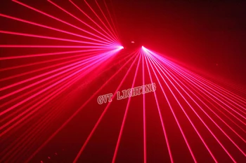 DMX 512 în formă de Evantai Șase ochi Scanare RGB Lumina Laser Pentru DJ Disco Club Scena Spectacol Eveniment de Partid Efect de Lumină Cu Control Sunet