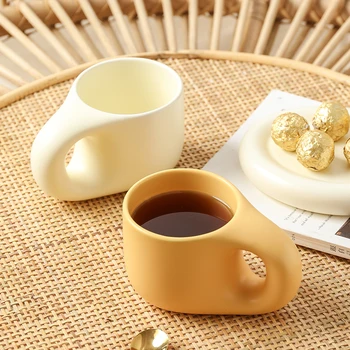 Nordic după-Amiază Ceașcă de Cafea Drinkware Latte Elegant Frumos Cani de Ceai Estetic Japonez Farfurie Verre Grădină Acasă GPF17XP