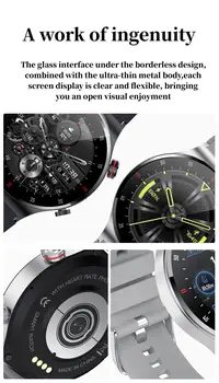 2023 Noi QW33 apelare Bluetooth Ceas Inteligent Bărbați Impermeabil Sport Tracker de Fitness Smartwatch Mare ecran HD pentru huawei, Xiaomi