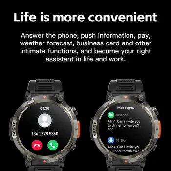 2023 Noul Smartwatch 2023 1.45 Inch TFT Ecran HD BT 5.0 Lanterna Noaptea de Funcționare S100-T de Fitness Brățară Inteligent Ceasuri Pentru Barbati