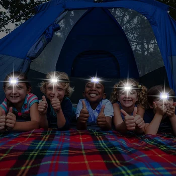30 Buc Faruri Led Lanterna Pentru Adulți, Copii În Aer Liber Lanterna Faruri Cu Banda De Sustinere Ajustabila Rezistent La Apa