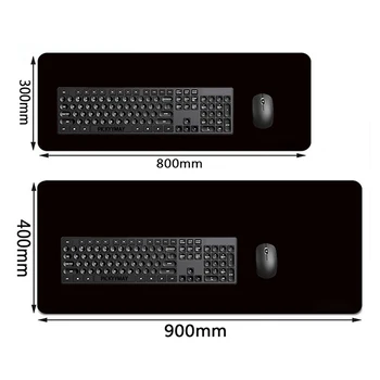 80x30cm XXL Blocare Marginea Mousepad Caracatiță Mare de Gaming Mousepad Tastatura Rogojini Mouse-ul Mat Monstru Birou Pad Negru Mouse Pad-uri