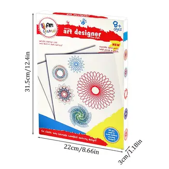 Geometrice Conducător DIY Creative Spirală Arta Consumabile Pentru DIY Card de Artizanat Arta de Desen, de Pictură Și de Clasă Școală Consumabile